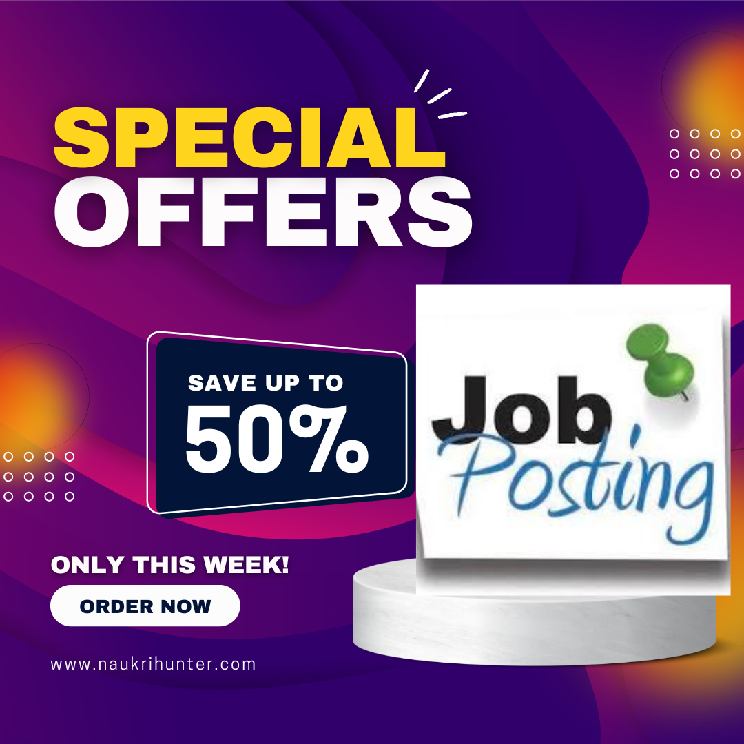 Boost your hiring efforts with 50% off on job posting services! Post your vacancies now and find the best talent at half the price. Don’t miss this limited-time offer